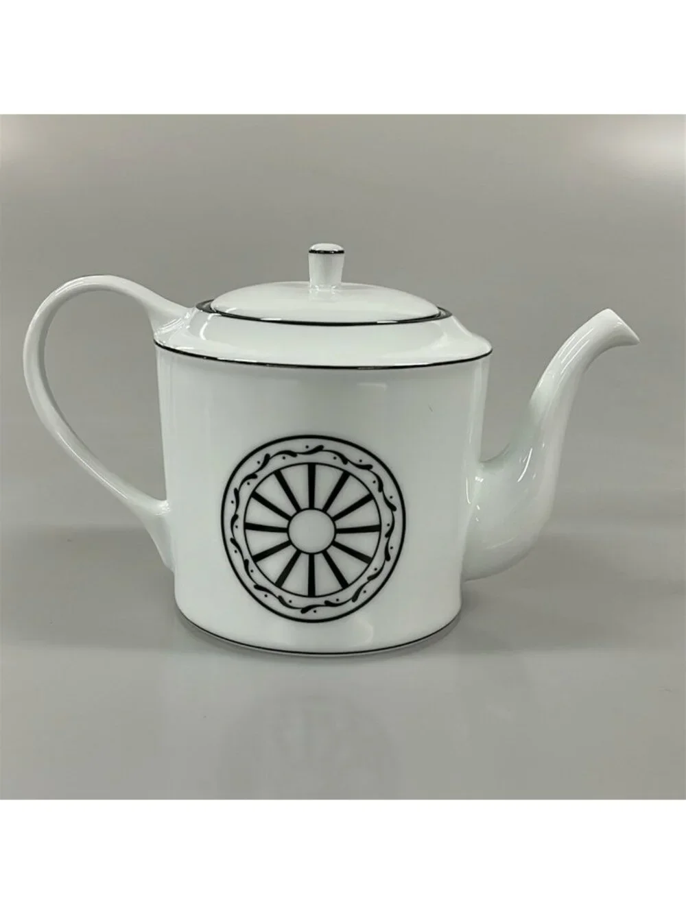 Dior Dishwasher Like White Black Teapot